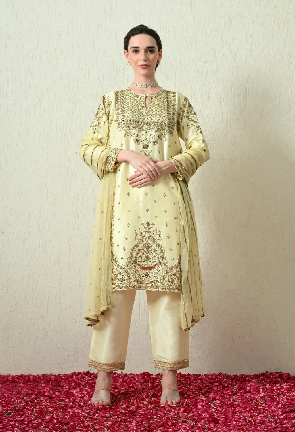 Butter Yellow Kurta Set