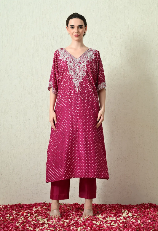 Magenta Kaftan