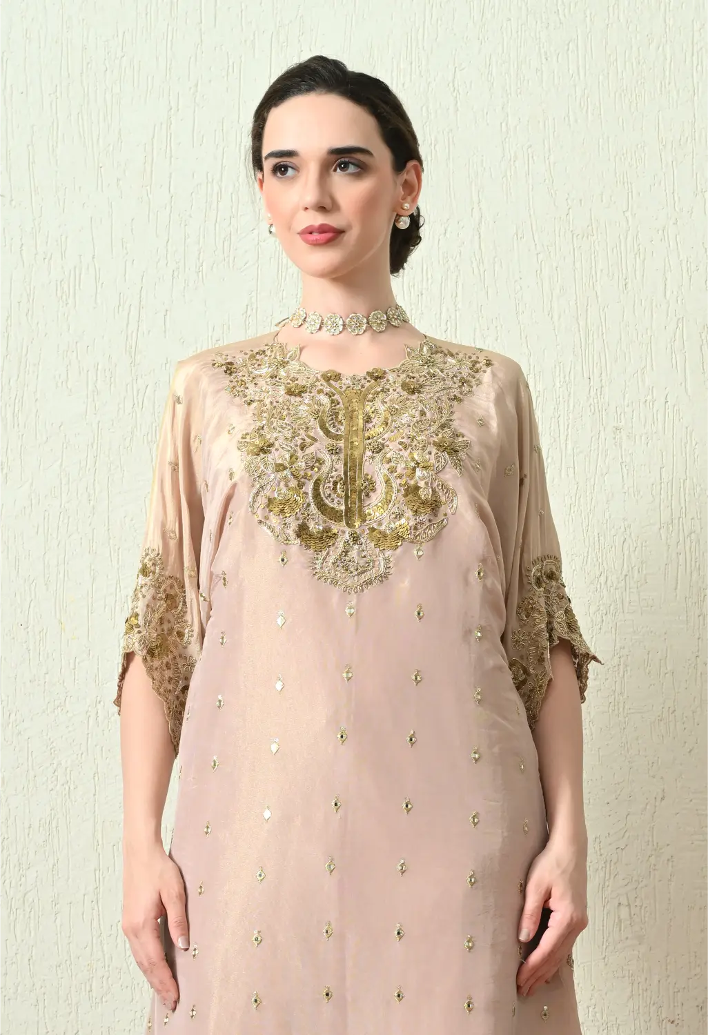 Powder Pink Kaftan