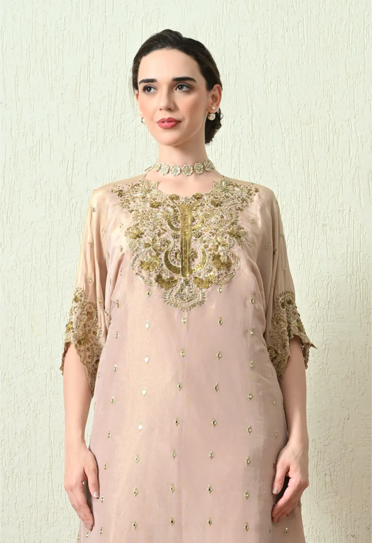 Powder Pink Kaftan