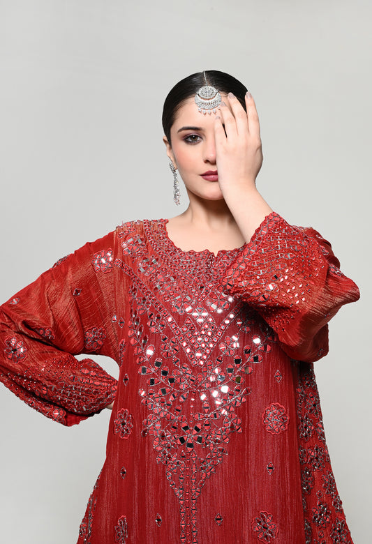 Sienna Utsav Mirror Work Kurta Set