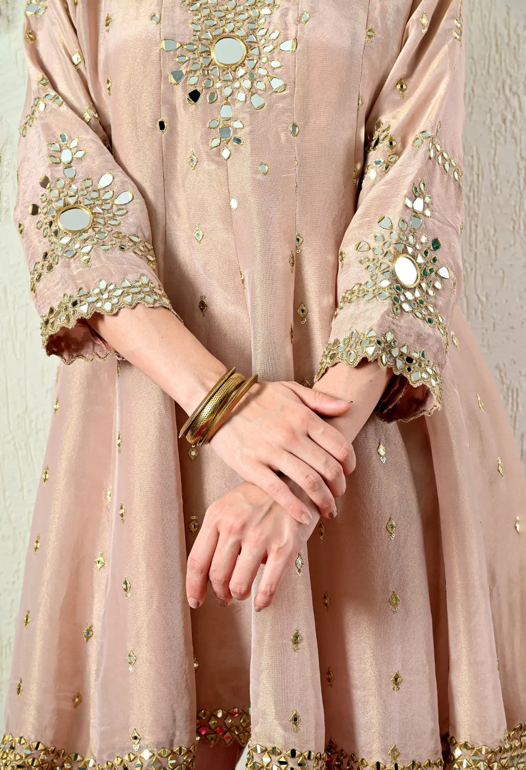 Powder Pink Kurta Set