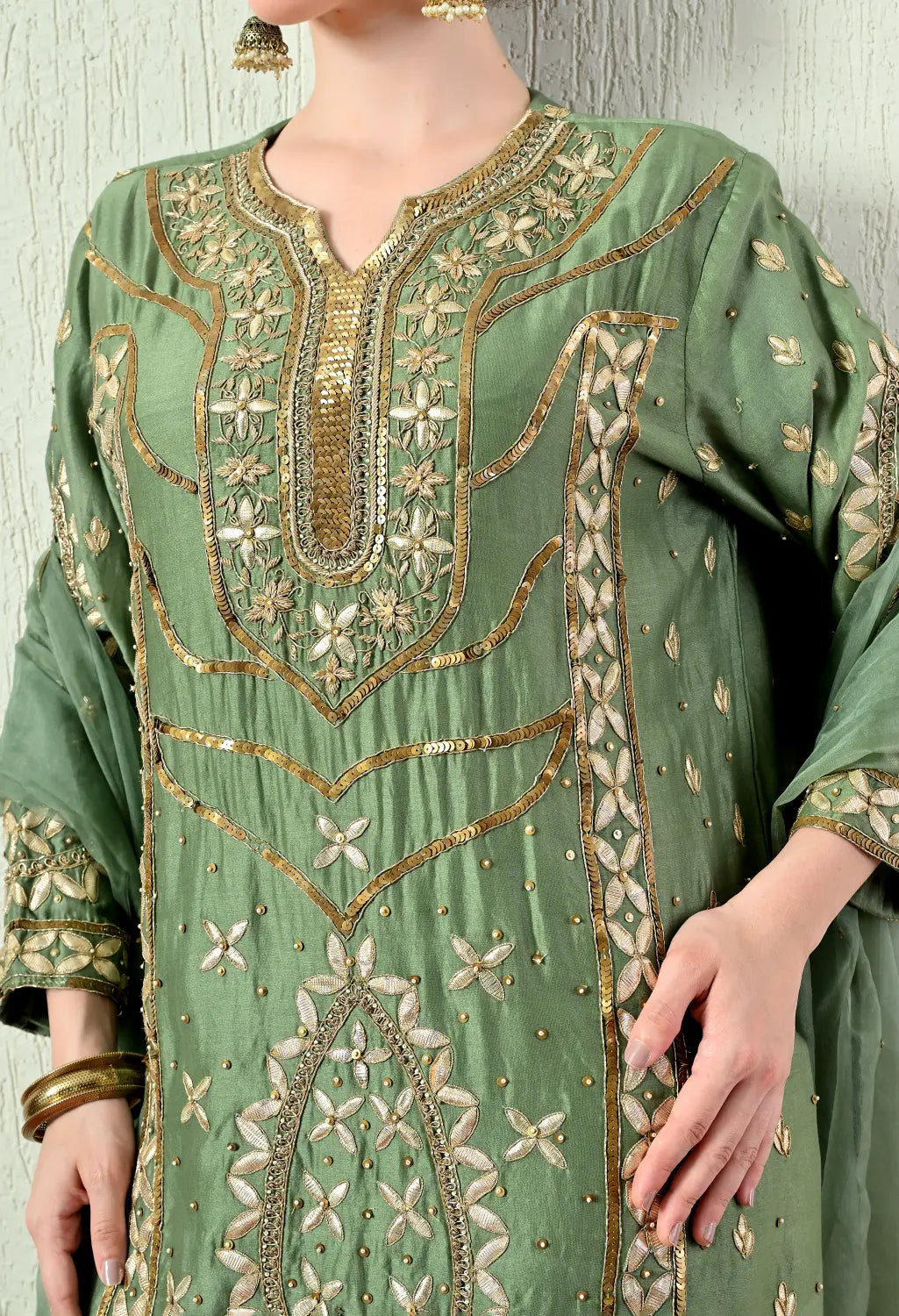 Sage Green Kurta Set
