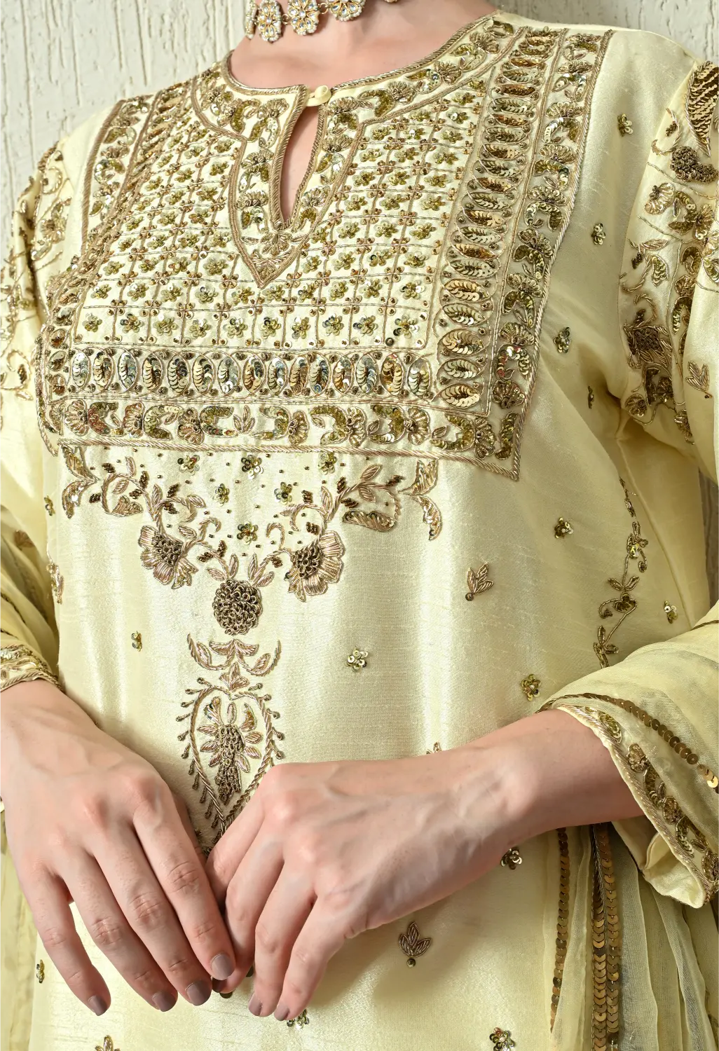Butter Yellow Kurta Set
