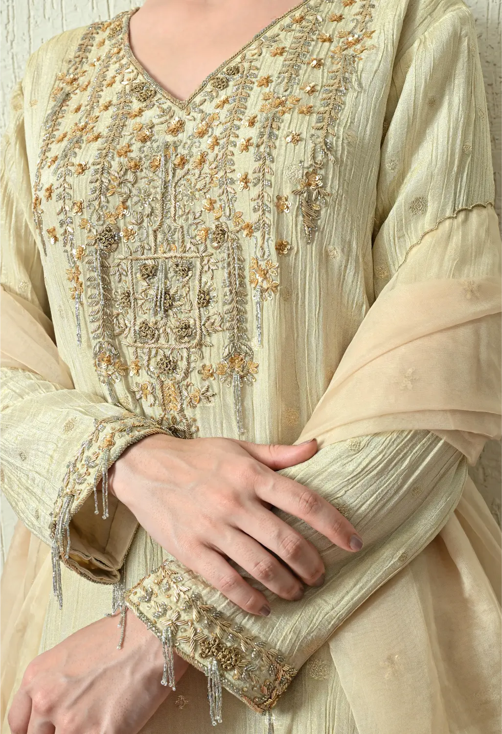 Butter Ivory Kurta Set