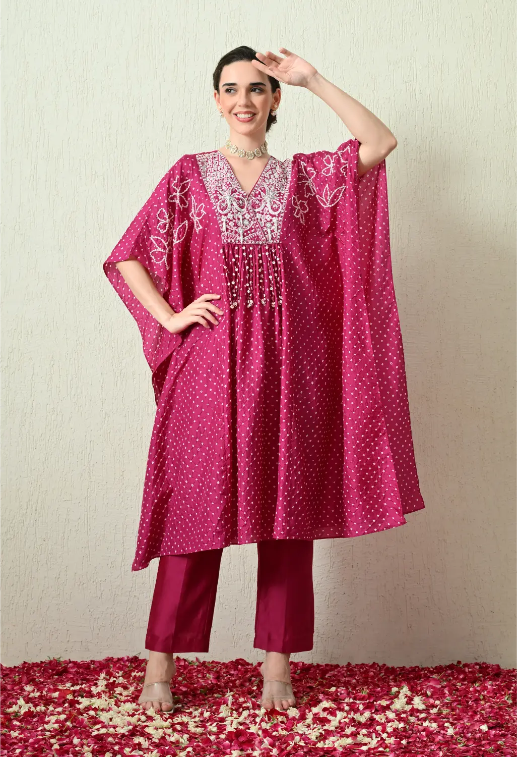 Magenta Kaftan