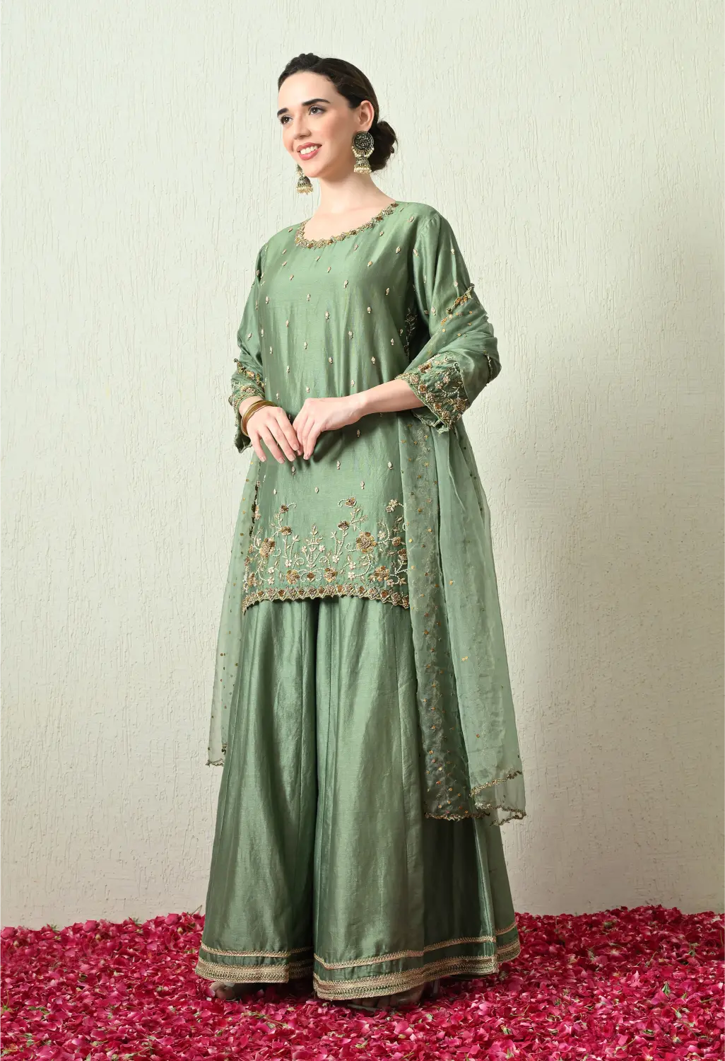 Sage Green Kurta Set