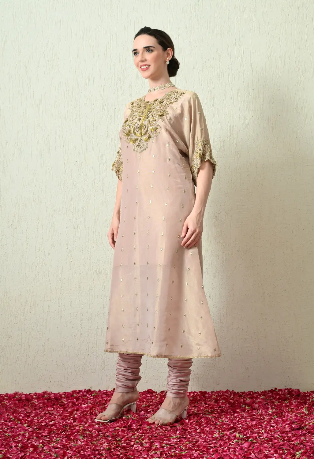 Powder Pink Kaftan