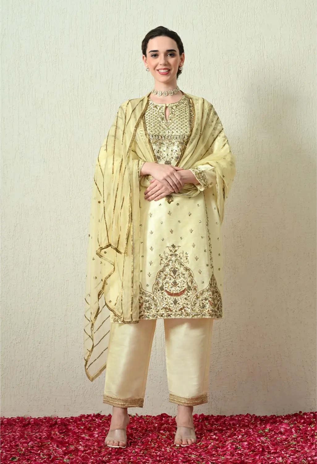 Butter Yellow Kurta Set