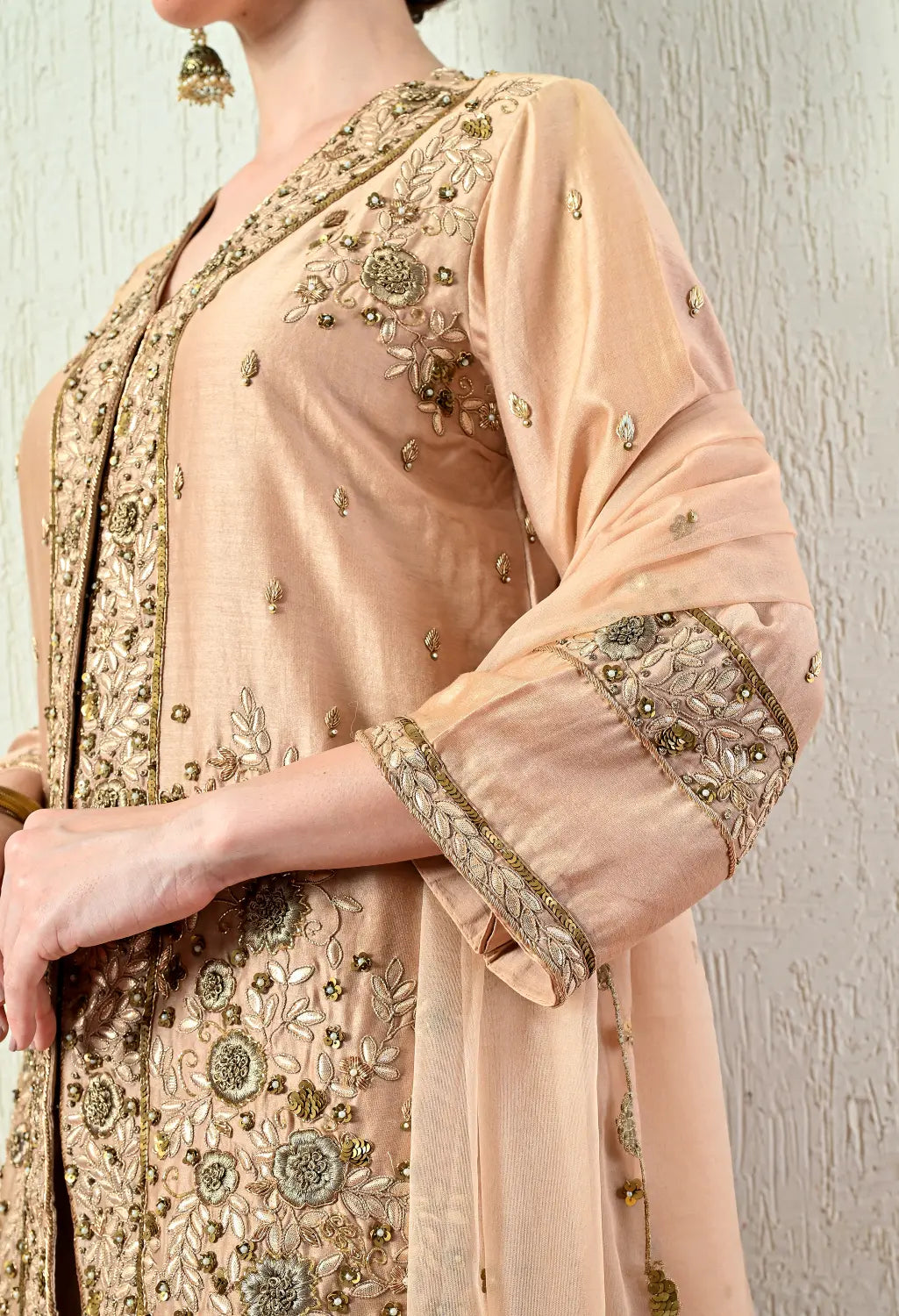 Rose Gold Kurta Set