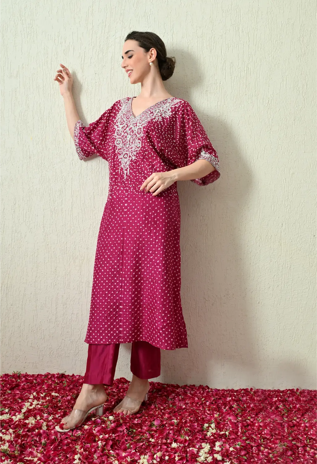 Magenta Kaftan