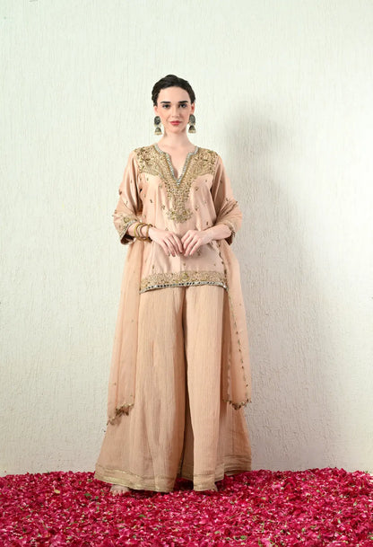 Rose Gold Kurta Set