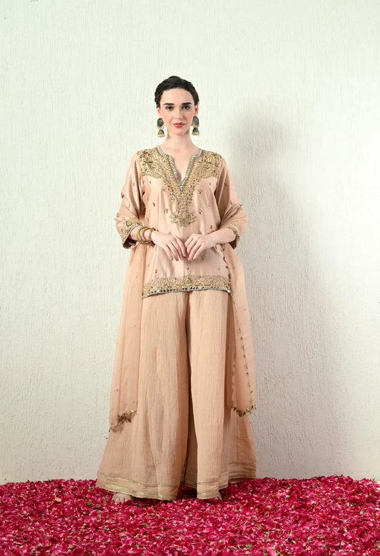 Rose Gold Kurta Set