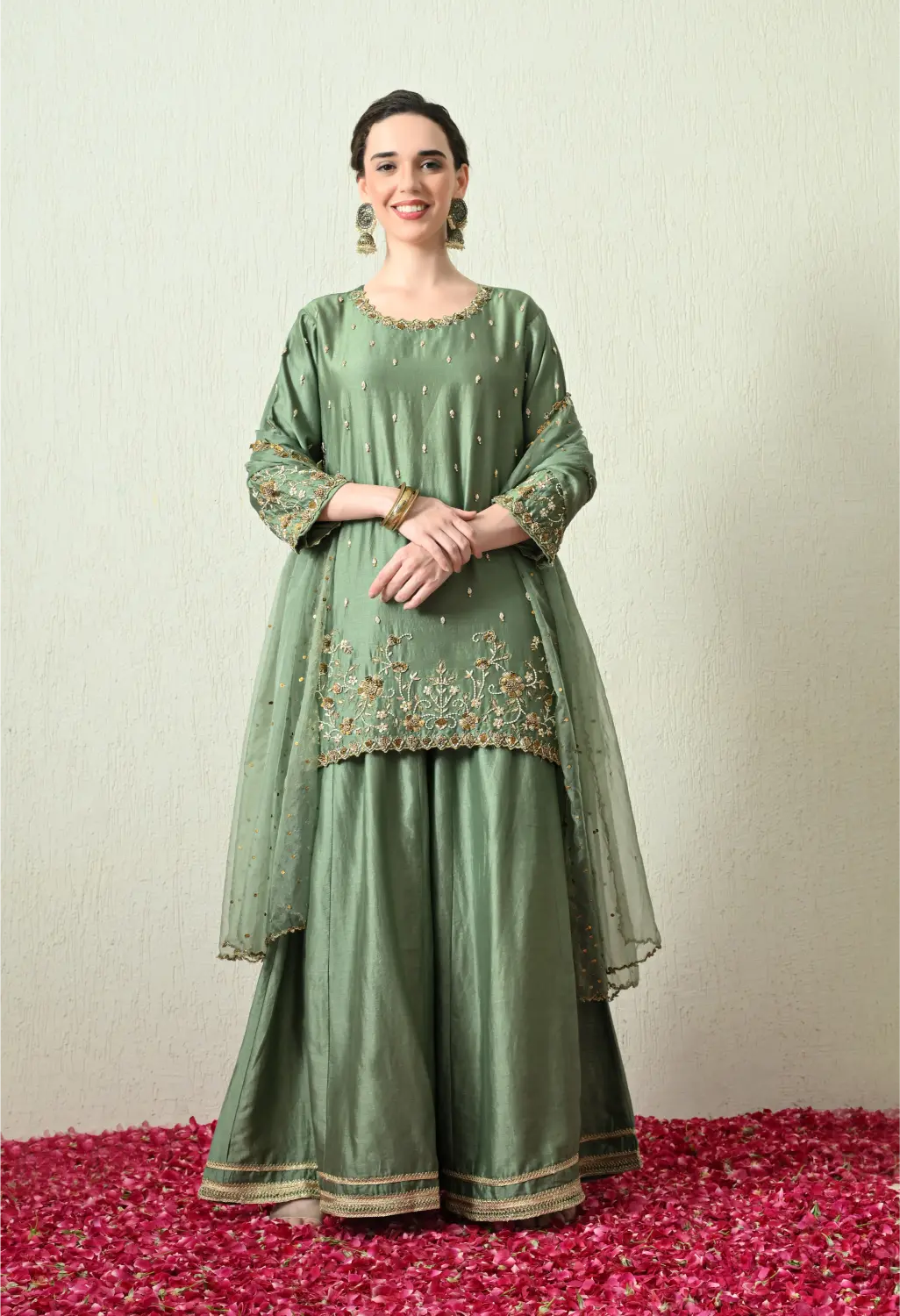 Sage Green Kurta Set