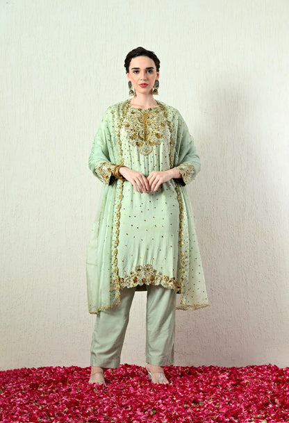 Mint Green Kurta Set