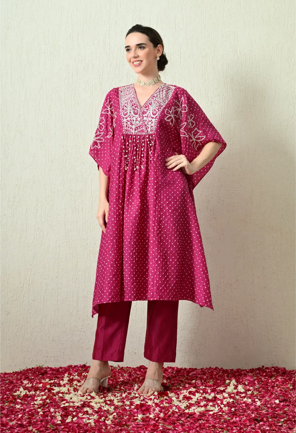 Magenta Kaftan