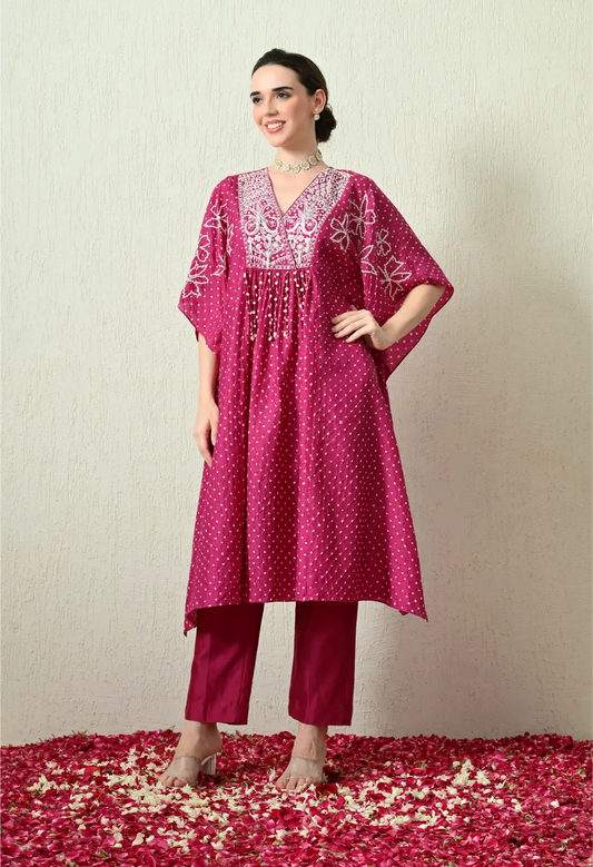 Magenta Kaftan