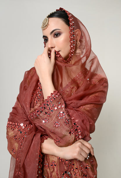 Almond Noor Straight Kurta Set