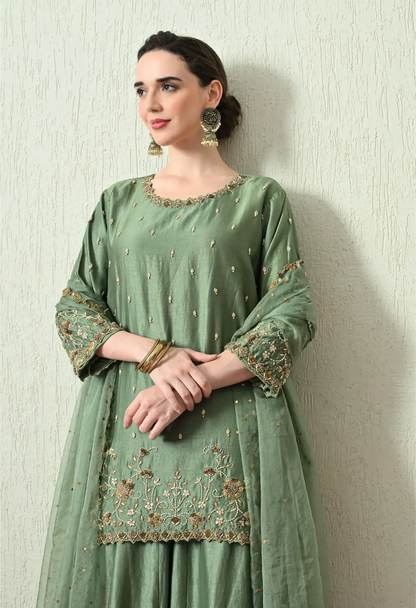 Sage Green Kurta Set