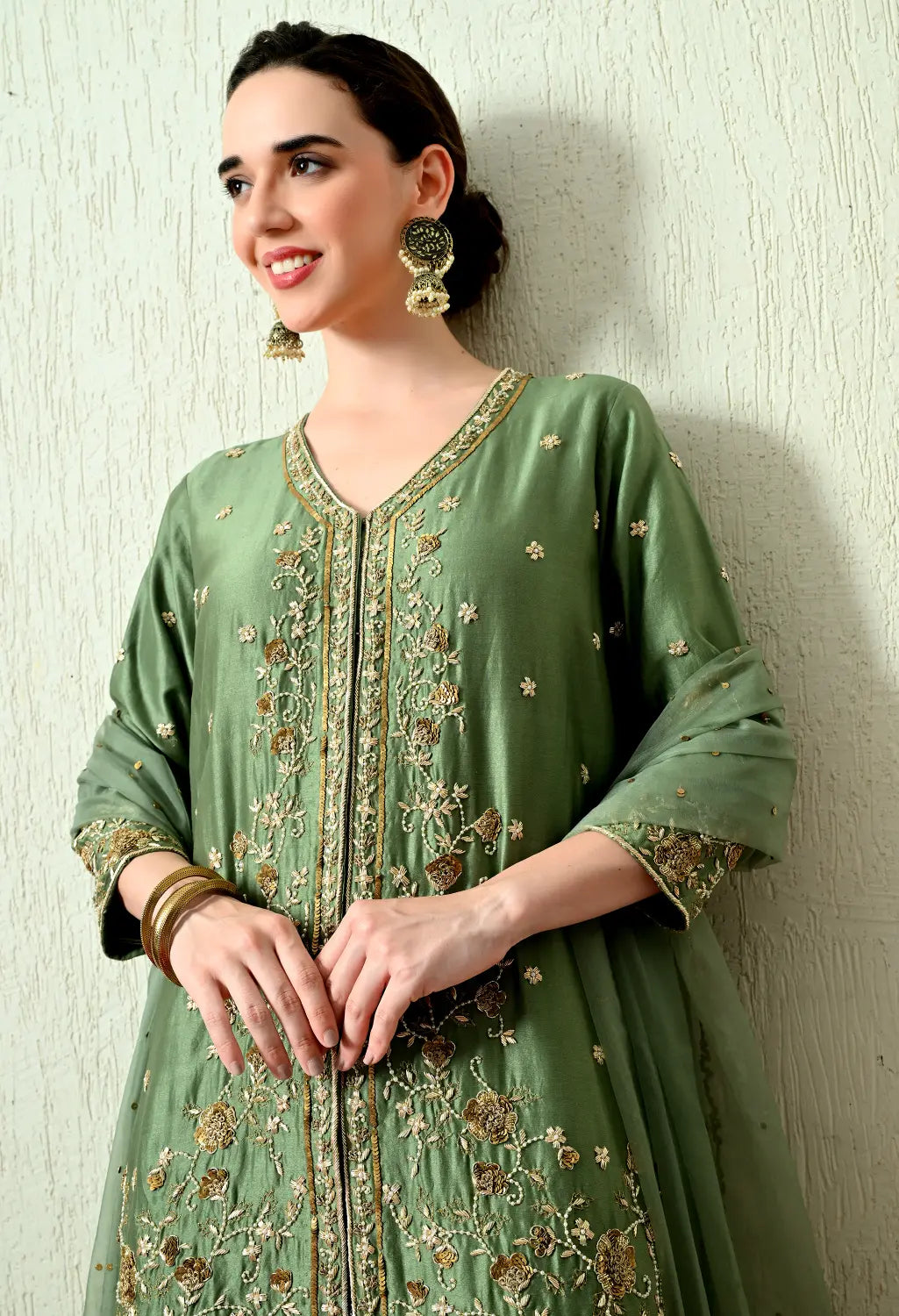 Sage Green Kurta Set