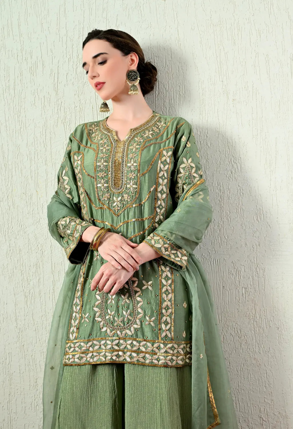 Sage Green Kurta Set