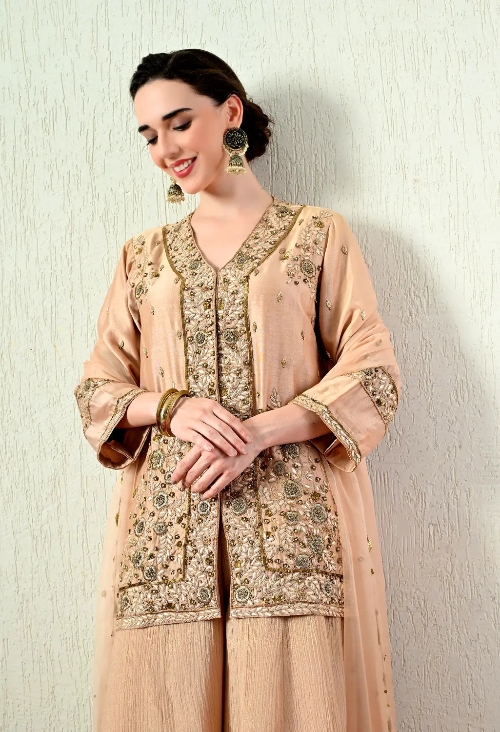 Rose Gold Kurta Set