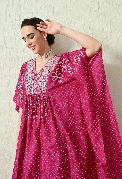 Magenta Kaftan