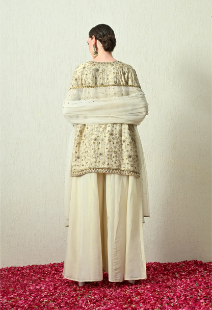 Butter Ivory Kurta Set