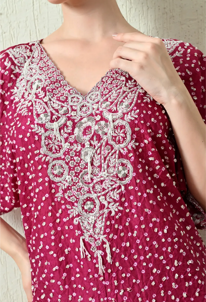 Magenta Kaftan