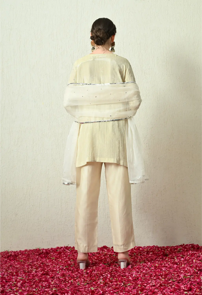 Butter Ivory Kurta Set