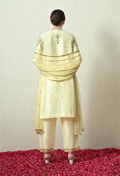Butter Yellow Kurta Set