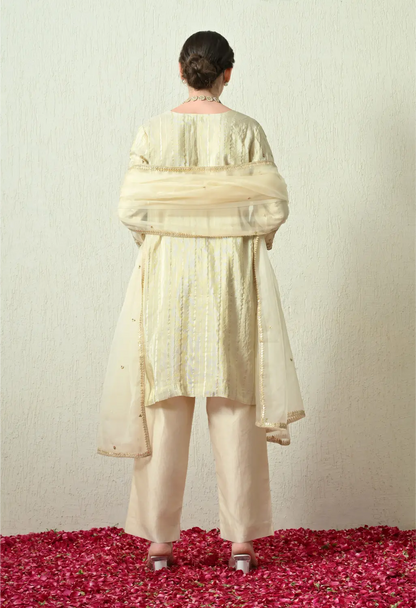 Butter Ivory Kurta Set
