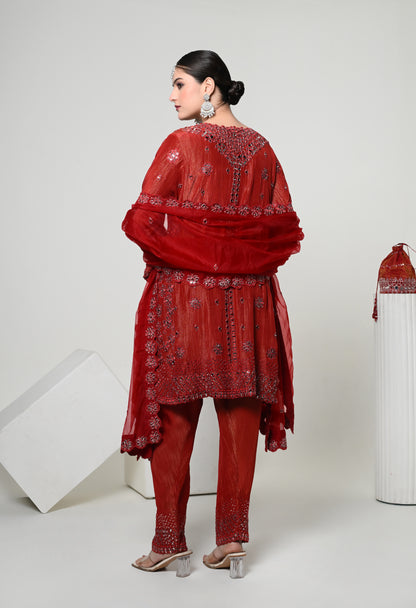 Sienna Utsav Mirror Work Kurta Set