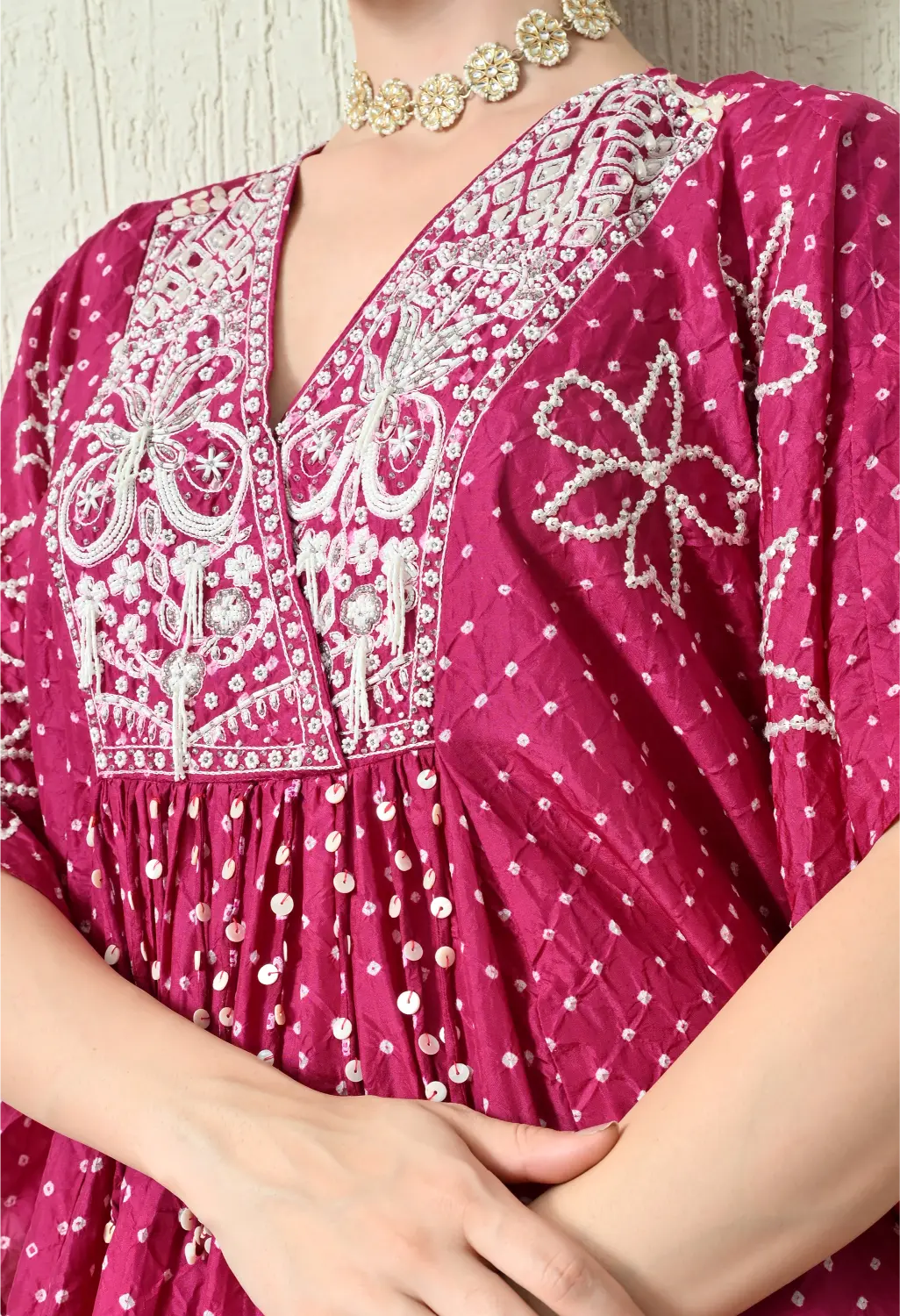 Magenta Kaftan