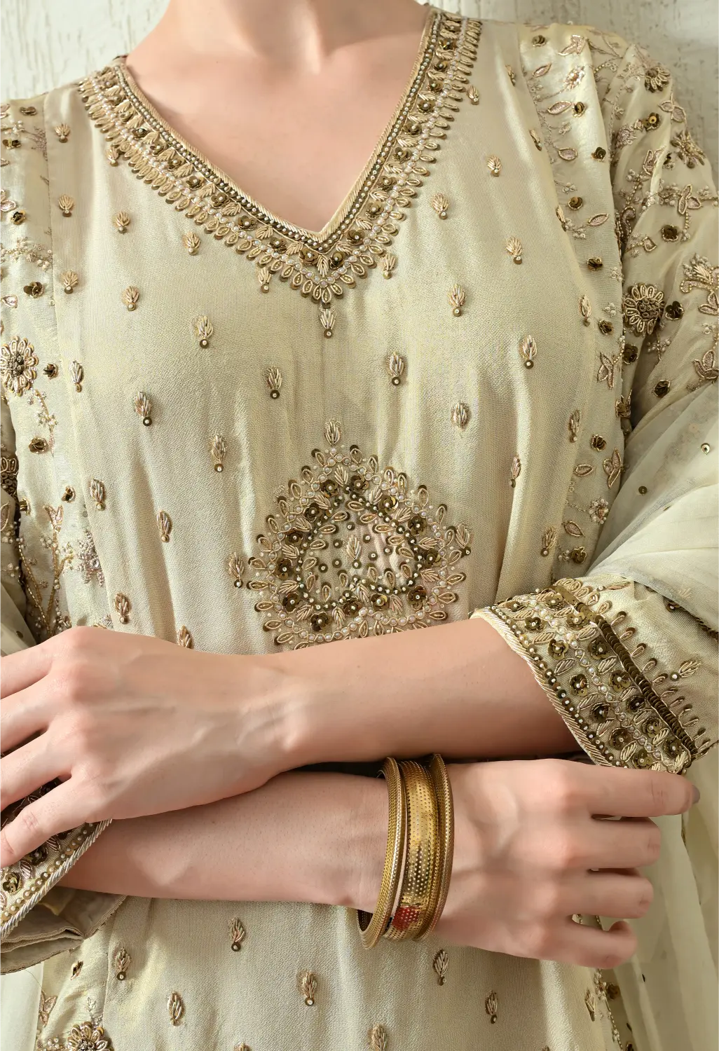 Butter Ivory Kurta Set