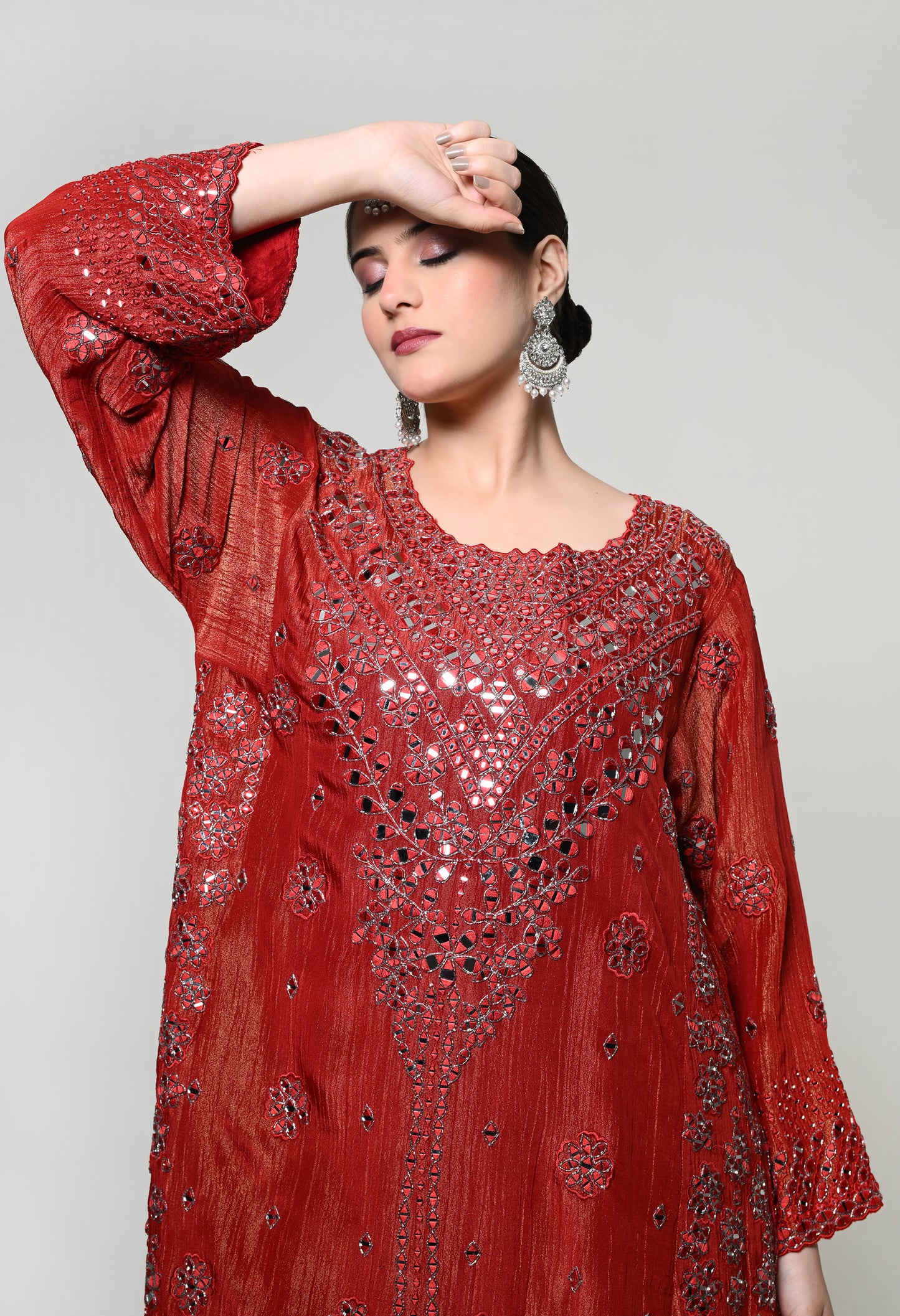 Sienna Utsav Mirror Work Kurta Set