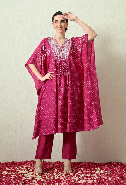 Magenta Kaftan