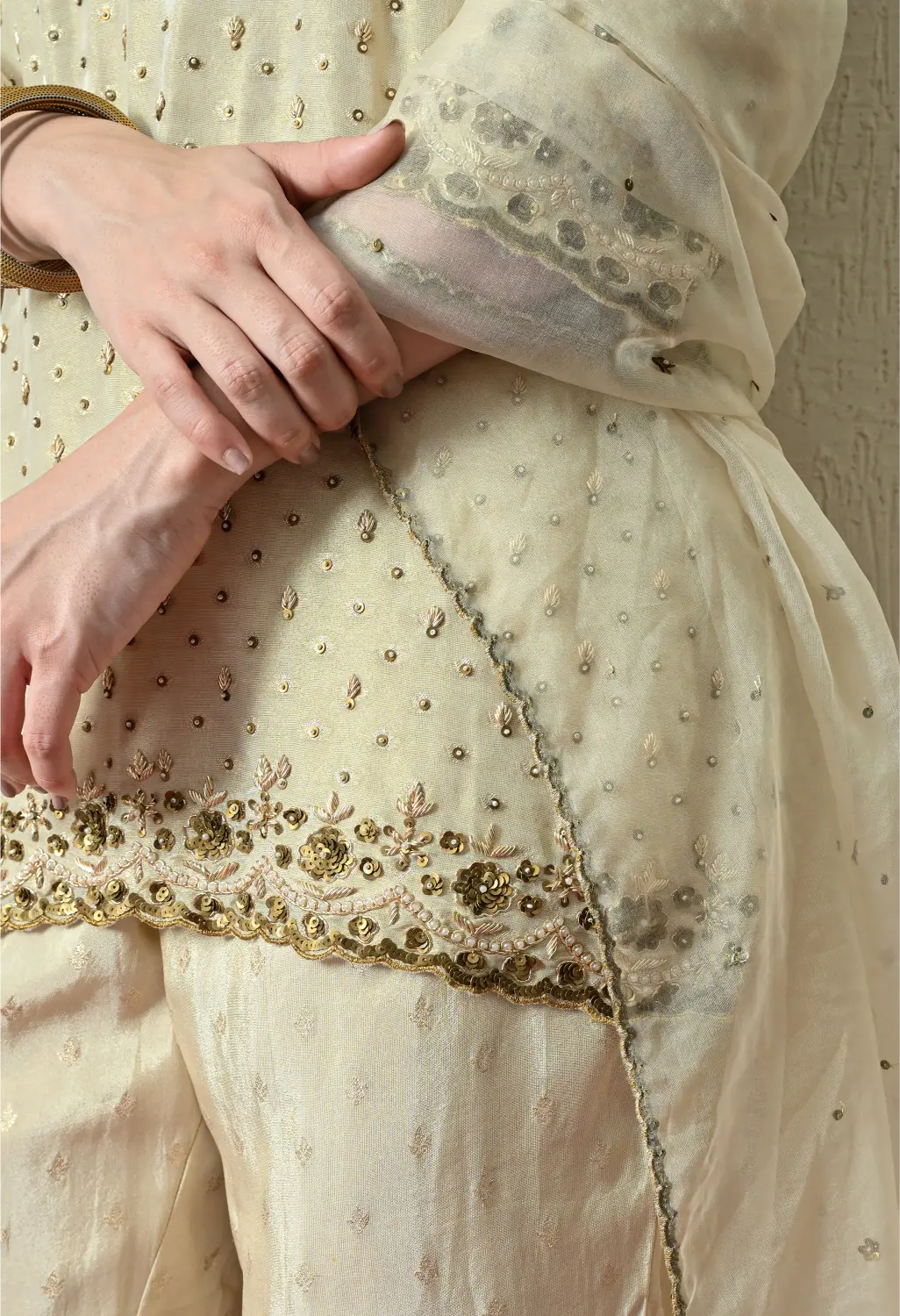 Butter Ivory Kurta Set