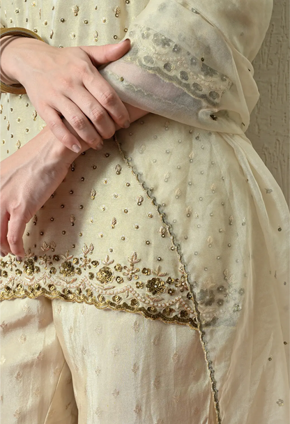 Butter Ivory Kurta Set