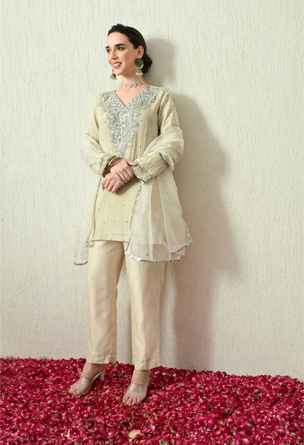 Butter Ivory Kurta Set