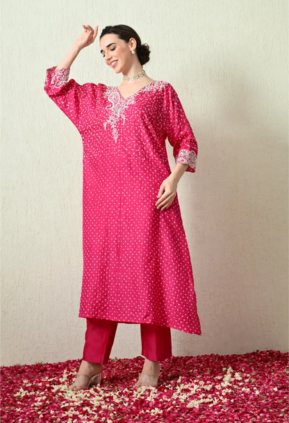 Pink Kaftan