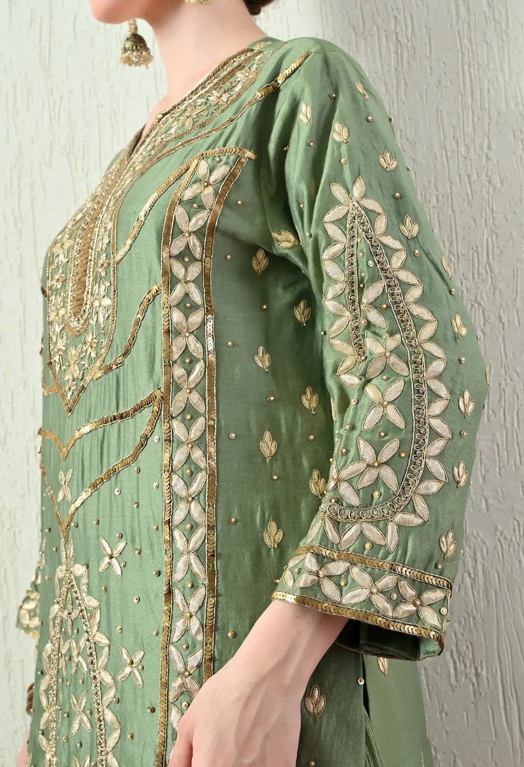 Sage Green Kurta Set